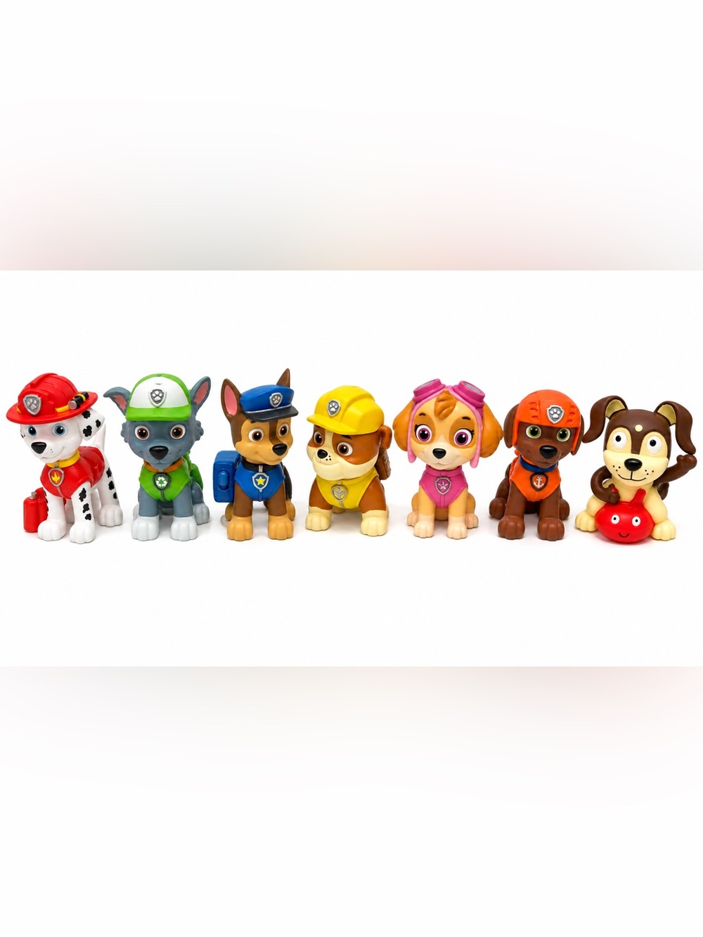 Tonies Paw Patrol Tonie Figures Lot of 7 Marshall Chase Skye Rocky Rubble Zuma